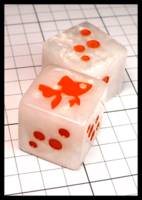 Dice : Dice - 6D - Roll Goldfish and Bubbles by Black Oak Workshop - JA Collection Apr 2024